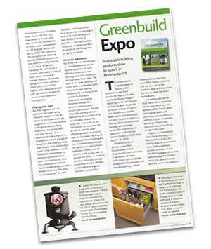 Greenbuild Expo magazine feature